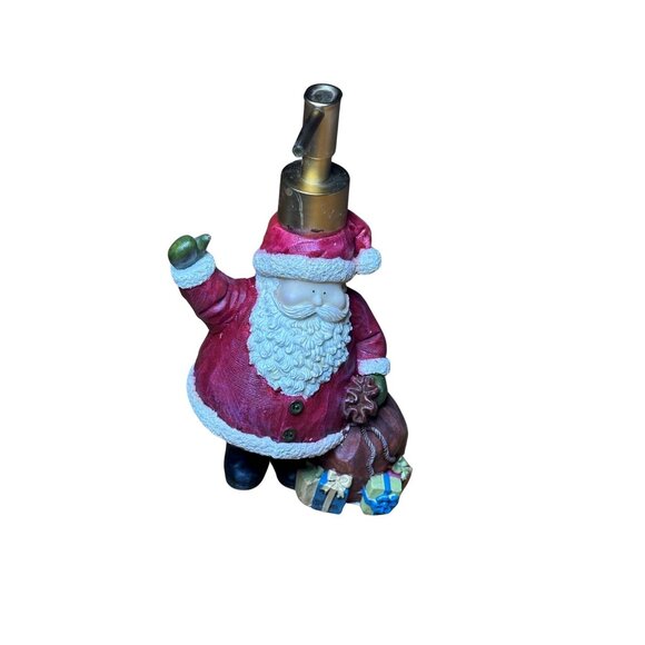 Santa Claus Liquid Soap Dispenser Refillable Holiday Decor For Kitchen Bathroom - Picture 1 of 6